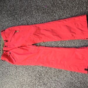 Salmon/pink Snowboarding Pants